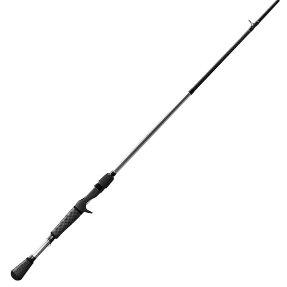 Team Lew's Signature Series KVD Casting Fishing Rod, 6-Foot 10-Inch MH Power Fast Action Rod, Jerkbait, Silver/Black