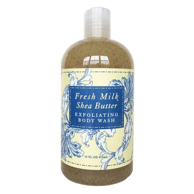 Colección botánica de Greenwich Bay Trading Company: manteca de karité con leche fresca (gel de baño)
