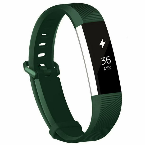 POY For Fitbit Alta Bands Fitbit Alta HR Strap Adjustable Replacement Wrist Bands Soft Silicone Material Strap(OliveGreen, Large) -