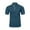 Blue#01, variant on Handshe Fashion Men's Casual Fashion Solid Color Button Lapel Hook Buckle T-shirt Short Sleeved Comfort Tee Top