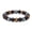 8mm 3 Colors, variant on Unisex Stone Bracelet Geometric Retro Bracelet for Men and Women Tigereye Haematite Bracelet Simple Jewelry Bracelet