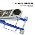 thumbnail image 6 of 3 Ton Hydraulic Floor Jack for SUVs and Trucks, 6600 lb Capacity Aluminum Steel Car Jack with Extra Saddle, Dual Pump, Blue Silver, 360° Swivel Casters, Heavy Duty Hydraulic Car Jack for Trucks, 6 of 12