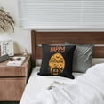 thumbnail image 5 of Halloween Pumpkin Ghost Throw Pillow Cases Spider Bat Pillow Cases Sofa Bed Throw Cushion Cover for Home Office Halloween Decor,20x20 Inch (2Pcs), 5 of 6