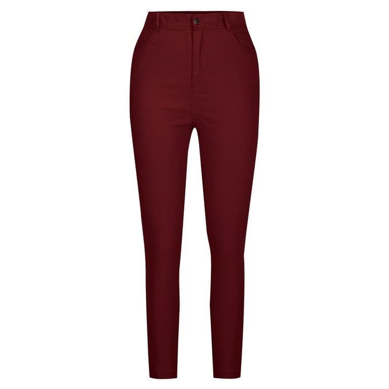 Tall Jeans for Women High Waisted-Rise Jeans Womens Solid Stretch