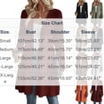 thumbnail image 3 of Enjoytime Cardigan for Women Open Front Long Sleeve Long Cardigans Fall Winter Warm Cozy Casual Ribbed Knit Sweater Coat, 3 of 5