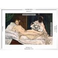 thumbnail image 5 of Art.com Olympia Art Print by Edouard Manet, White Frame Wall Art, 29" x 21", 5 of 5
