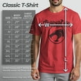 thumbnail image 5 of Men's ThunderCats Circle Logo  Graphic Tee Red Heather Small, 5 of 11