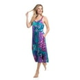 thumbnail image 3 of Women's Lilac+London Print Sleep Gown Color: Pina Delight Size: XX LARGE, 3 of 4