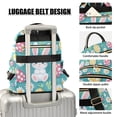 thumbnail image 3 of FORMRS Mini Backpack Purse for Women Travel Daypack Casual Shoulder Bag, Cartoon Easter Bunny, 3 of 7