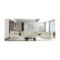 thumbnail image 4 of Meridian Furniture Alder Cream Velvet Accent Chair, 4 of 16
