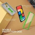 thumbnail image 7 of FITO For Google Pixel 5A Case, Phone Case with Screen Protector and Kickstand (Green), 7 of 7