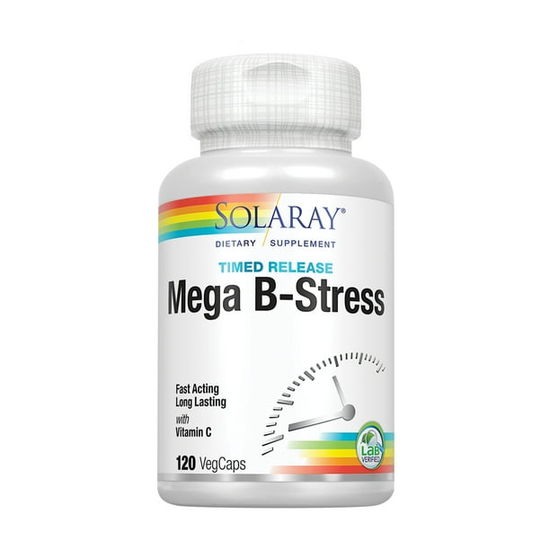 Solaray Mega Vitamin BStress, TwoStage TimedRelease Specially