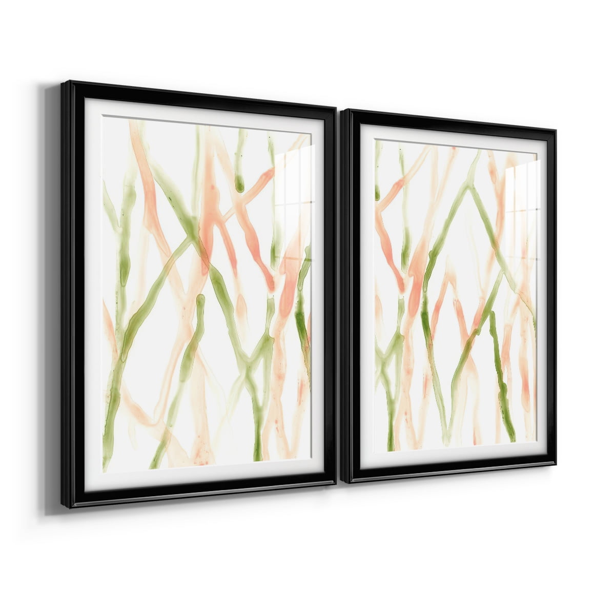 Wexford Home Runnel XIII Premium Framed Print, 22.5" x 30.5" - Ready to Hang, Black (Set of 2)