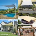thumbnail image 5 of Triangular Shade Sail 4x4x4m Anthracite Gray Waterproof Shade Cloth UV Protection for Patio Garden, Terrace, Outdoor, Balcony, 5 of 5