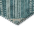 thumbnail image 3 of Addison Rugs Mayfield Premium Machine Washable Transitional Tribal Teal Rectangle Rug, 9' x 12', 3 of 6