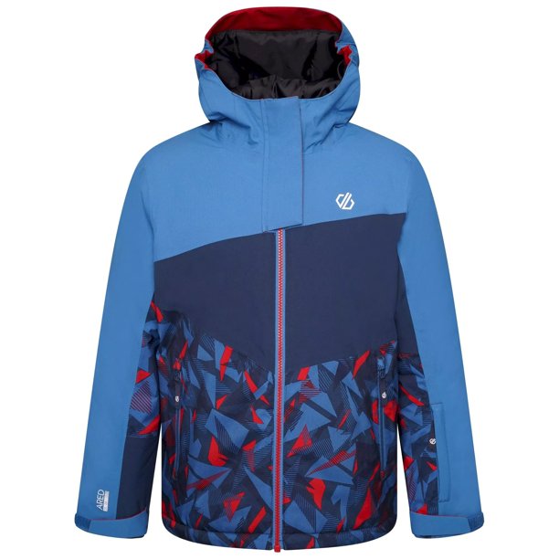 Dare 2B - Chaqueta de Esquí Humour II Geométrico para Niños/Niñas (Azul de Vallarta, Luz de Luna) Dare 2B UTRG7929_vallartabluemoonlight