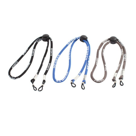 Sunglass Eyewear Nylon Neck Cord String Retainer Strap Holder 3Pcs