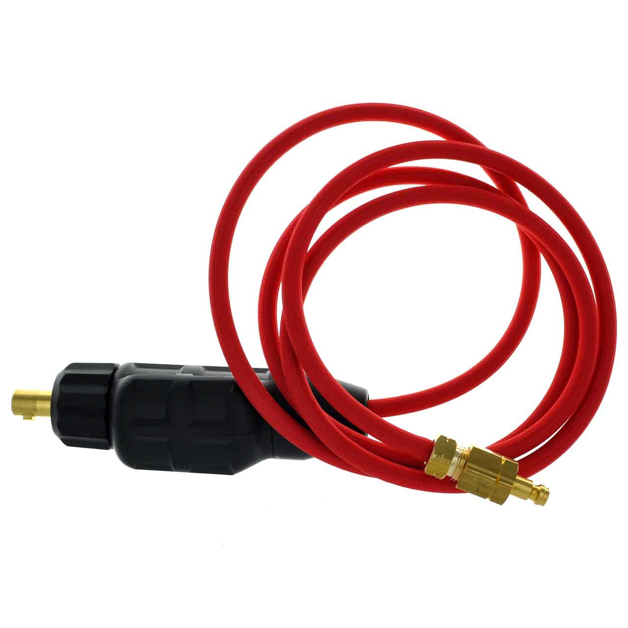 SÜA 300 Amp Welding Lead With Ground Clamp And Dinse 35-70 Connector – 25 Feet, #1 AWG Cable