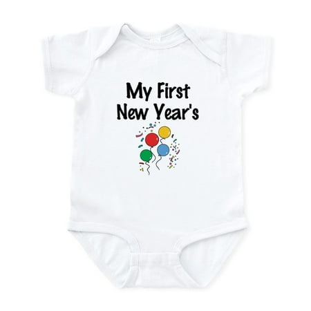 

CafePress - My First New Year s Infant Bodysuit - Baby Light Bodysuit Size Newborn - 24 Months