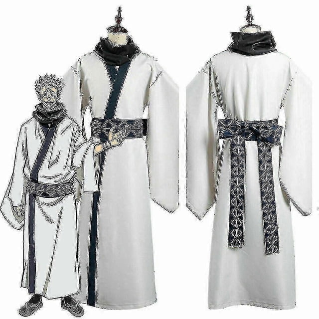 Anime Jujutsu Kaisen Ryomen Sukuna Costume Suit Outfit_y