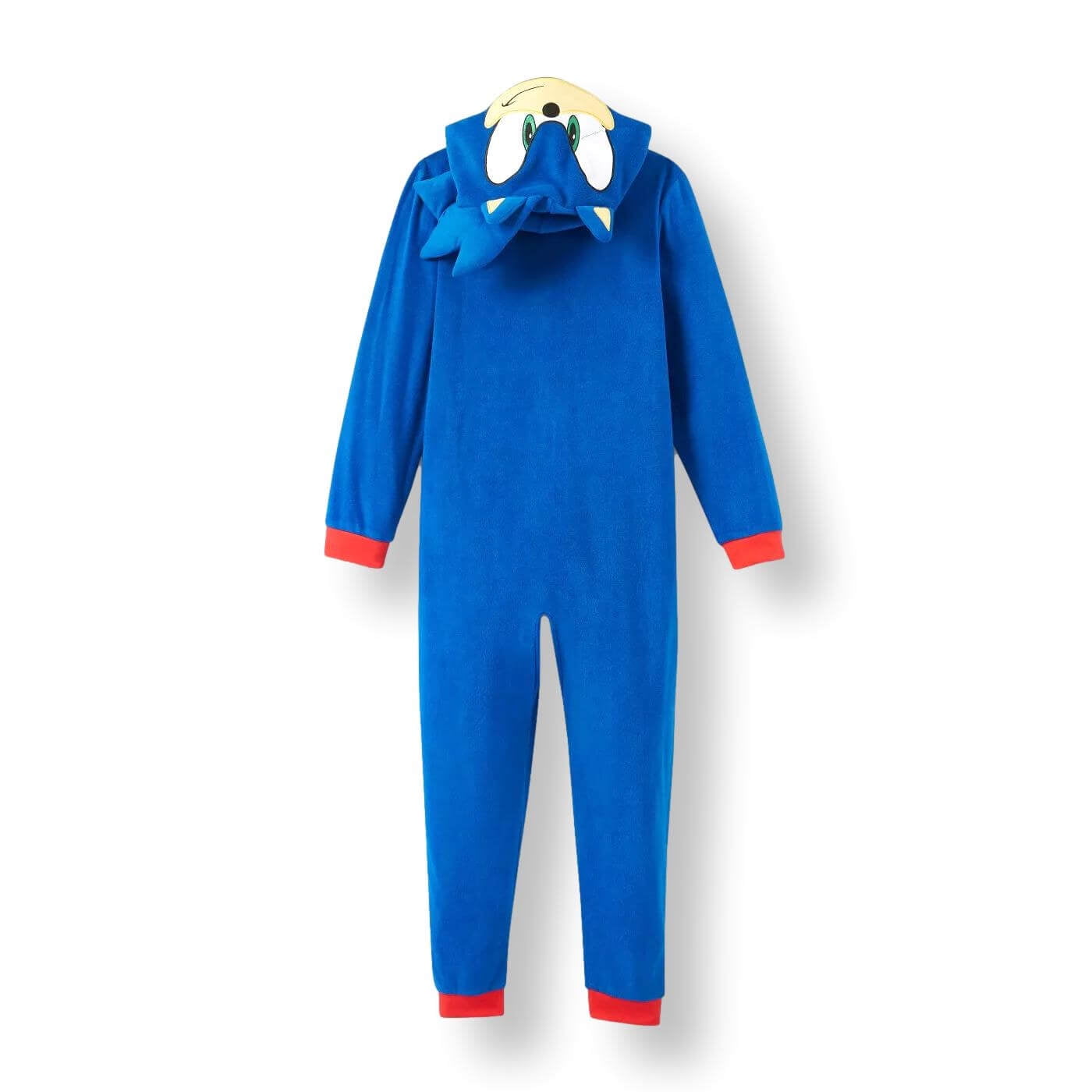 Sonic the Hedgehog Boys Onesie Pajamas Hooded One Piece Blanket Sleeper XS L Blue Walmart
