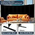 thumbnail image 2 of Room Divider Folding Privacy Sceens 8 Panel Partition Room Dividers 88'' Room Divider Wall Screen, Upgrade (Wider Feet) Portable Temporary Wall for Room Separation Wall Divider for Home Office Dorm, 2 of 6
