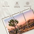 thumbnail image 6 of Elephant Stock Joshua Tree Patch Wall Art - Horizontal Multi Panel Canvas - Living Room Wall Decor - Floral And Botanical Multi Panel - Orange And Beige Decor - 74" x 48", 6 of 8