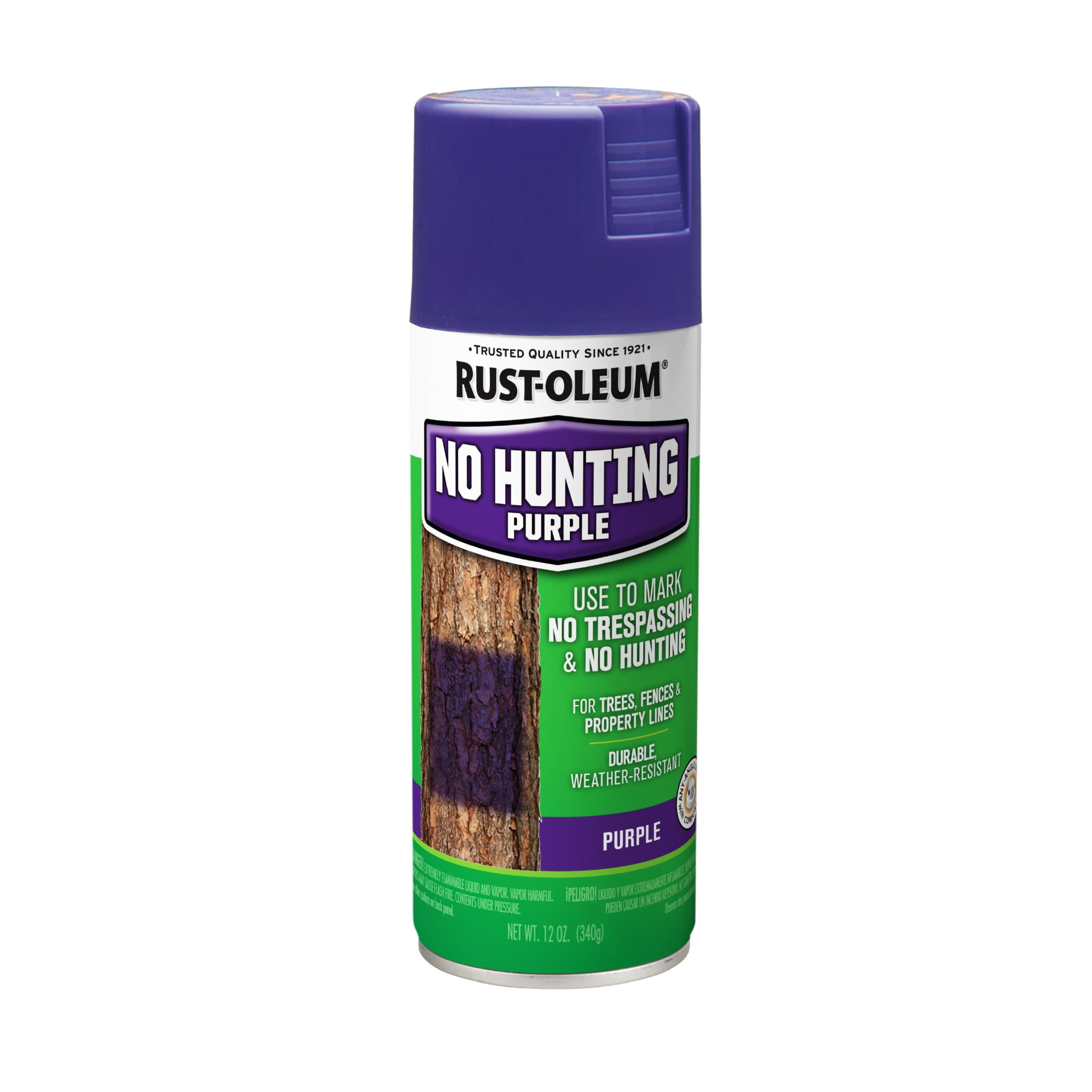 6 Pack, No Hunting Purple, Rust-Oleum Specialty Spray Paint- 270970, 12 oz