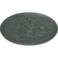 thumbnail image 3 of 40 5/8"OD x 1 3/4"P Milton Ceiling Medallion (Fits Canopies up to 7 7/8"), Hand-Painted Athenian Green Crackle, 3 of 6