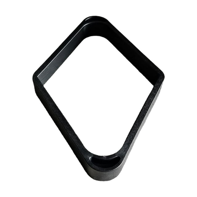 Estante de posicionamiento para 9 bolas, estándar, 2-1/4 ", suministros para bolas de billar, plástico resistente, resistente, grueso, en forma de Cola Estante de bolas de billar