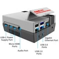 thumbnail image 6 of 52Pi Raspberry Pi 4 Case, Raspberry Pi 4 Case with Cooling Fan, Raspberry Pi 4 Heatsink, Retro Gaming Nes4Pi Case for Raspberry Pi 4 Model B/4B, 6 of 9