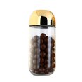 thumbnail image 1 of Frasco De Almacenamiento Sellado Frasco De Almacenamiento Transparente Frasco De Vidrio Sellado Frasco De Almacenamiento De Alimentos Redondo Decorativo Para El Hogar Con Barra De Escala De Anillo Scienceny HA026077-02, 1 of 6