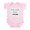 Petal Pink, variant on CafePress - I'm With Him Reverse Infant Creeper - Baby Light Bodysuit, Size Newborn - 24 Months