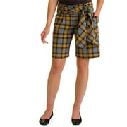 Juniors Elite Plaid City Shorts
