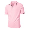 thumbnail image 5 of WIZUTIZ Men's Button-Down Shirt Solid Color Short Sleeve Turndown Collar Everyday Shirt Moisture Wicking Breathable Lightweight Summer Sports Top, 5 of 5