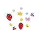 thumbnail image 5 of Bonita mini pegatina de tela pequeña con forma de fresa y cereza, pequeña estrella bordada para bolso, autoadhesiva decorativa DIY, 5 of 6