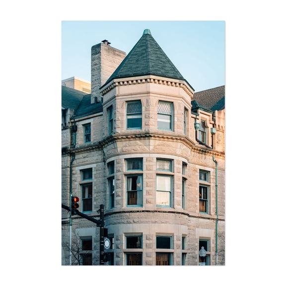 Charles Street Historic 02 - Baltimore Maryland Photography Unframed Wall Art Print 5 x 7 inches