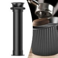 Black Coffee Knock Box Rod Grounds Container Bar for Coffee Making