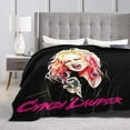 thumbnail image 3 of Cyndis Lauper Blanket Throw Bedding Room Decor Flannel Blankets for Bed Sofa Warm Blankets 40"x30", 3 of 6