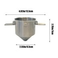 thumbnail image 3 of Letfool Pour Over Coffee Dripper, Stainless Steel Coffee Filter, Metal Cone Filter Paperless, Reusable Coffee Filter, Single Cup Coffee Maker with Non-Slip Handle, 3 of 6