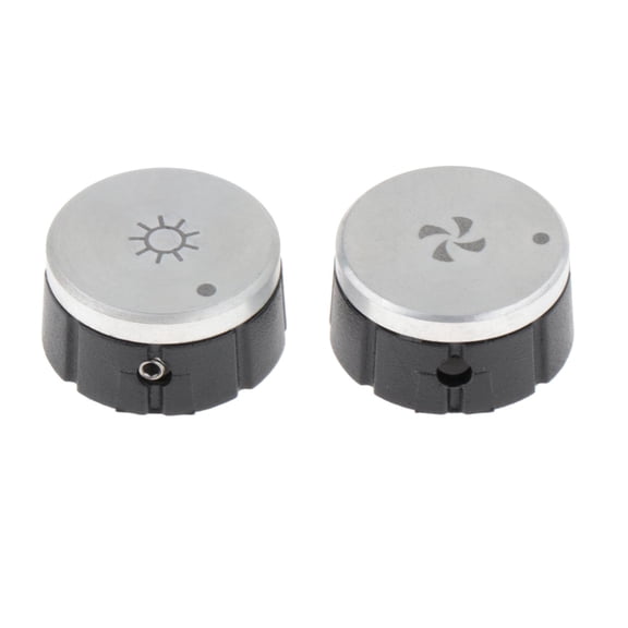 2 Set Blower and Light Knobs Range Hood Fan Motor Switch Lamp Switch Durable Material for E60 E64 Series Kitchens