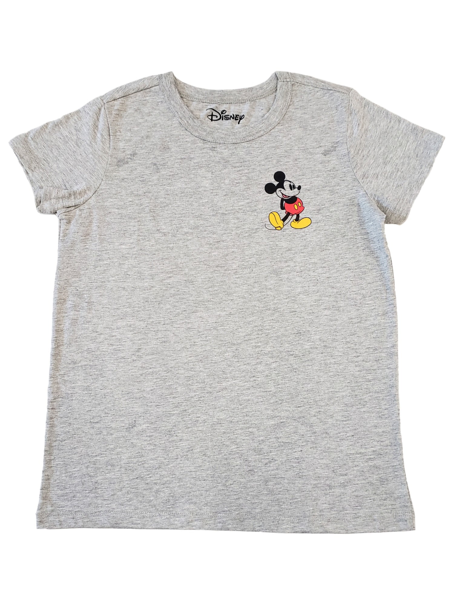 Vintage Disney Mickey Mouse Rainbow Happy Shirt Yellow Short Sleeve Baby Tee Women\u2019s XS