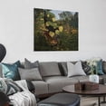 thumbnail image 3 of French Painter Henri Rousseau The Fight Between A Tiger And Buffalo Poster Canvas Wall Art Prints Poster Gifts Photo Picture Painting Posters Room Decor Home Decorative 20x20inch(50x50cm), 3 of 5