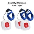 thumbnail image 3 of OWSOO Rechargeable Wireless WiFi Pager Nurse Alert Button,  Portable Emergency Call Button with WiFi Support, 3 of 6