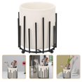 thumbnail image 1 of Pen Storage Organizer Metal Pen Pencil Case Desk Decoration Office School Library 8.5x8.5x10cm 1Pack, 1 of 5