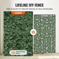 thumbnail image 3 of Vevor WLSRZZWQ1J59PISG2V0 59 x 158 in. Ivy Privacy Fence Artificial Green Wall Screen, 3 of 5