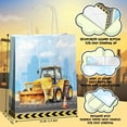 thumbnail image 2 of 20 Pcs Construction Party Favors Bags with Handles, Truck Goodie Gift Candy Paper Bags with 4 Different Types for Kids Boys Birthday Party, 2 of 7
