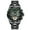 black green, variant on Skeleton Multifunctional Dial Automatic Self-Winding Mechanical Movement Men Wrist Watch Business Tungsten Steel Band Sapphire Crystal Waterproof Clock Man Luminous
