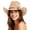 Z125-Beige, variant on LILIYA Unisex Western Cowboy Hat with Multi Color Options, Packable Wide Brim Travel Hats, Classic Sun Protection Breathable Headwear for Camping Hiking and Holiday Trips