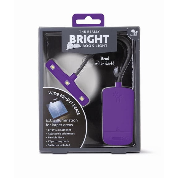 The Really Bright Book Light - Purple, Pack of 3
